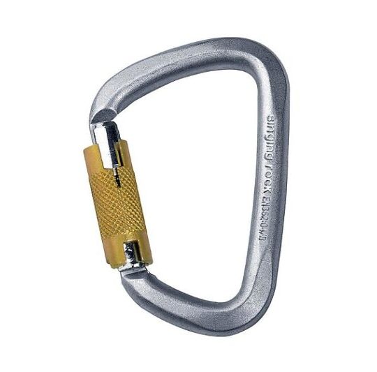 Mosquetón Acero 50kn triple seguro HMS K4081ZO